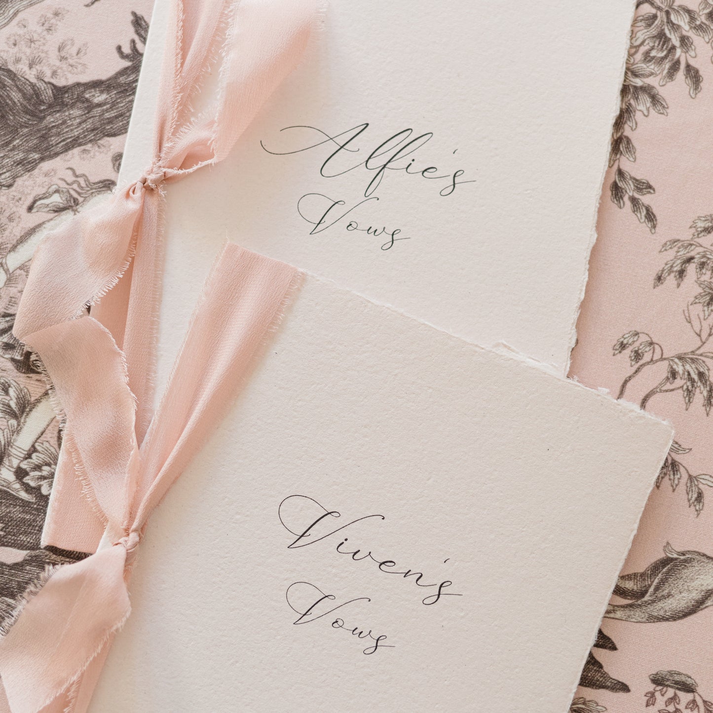 Viven Personalised Vow Books