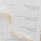 Beatrice Personalised Wedding Menu