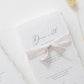 Isadora Wedding Menu with Silk Ribbon