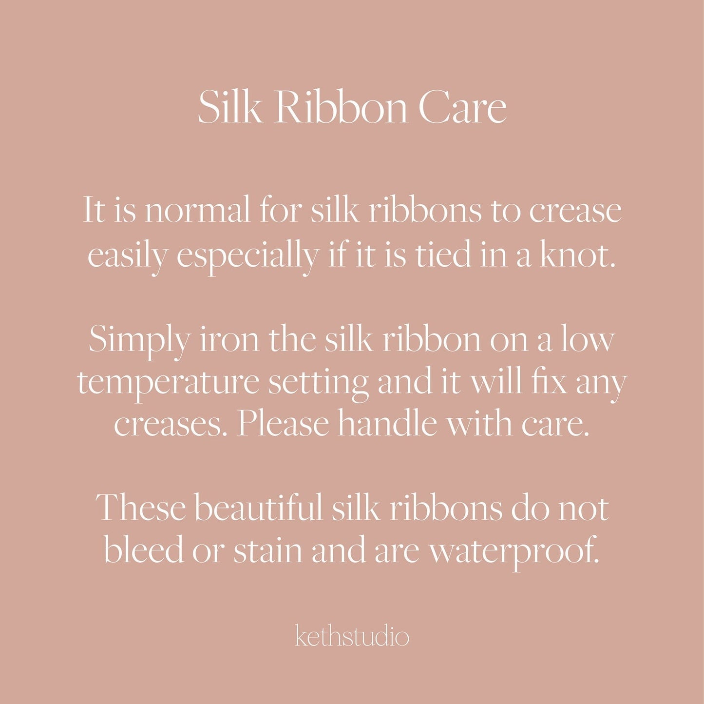 Silk Ribbons – 25mm by 30cm Samples