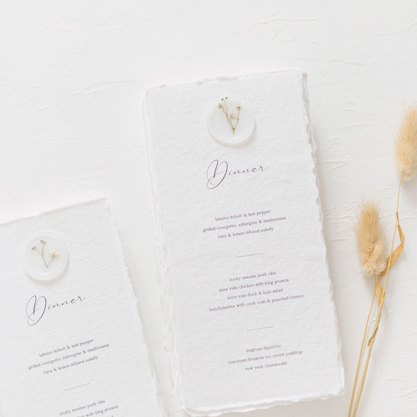 Baby's Breath (Gysophila) Menu