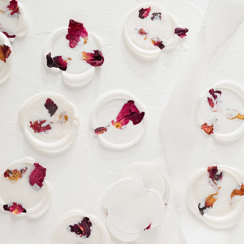 Rose Petal Wax Seals