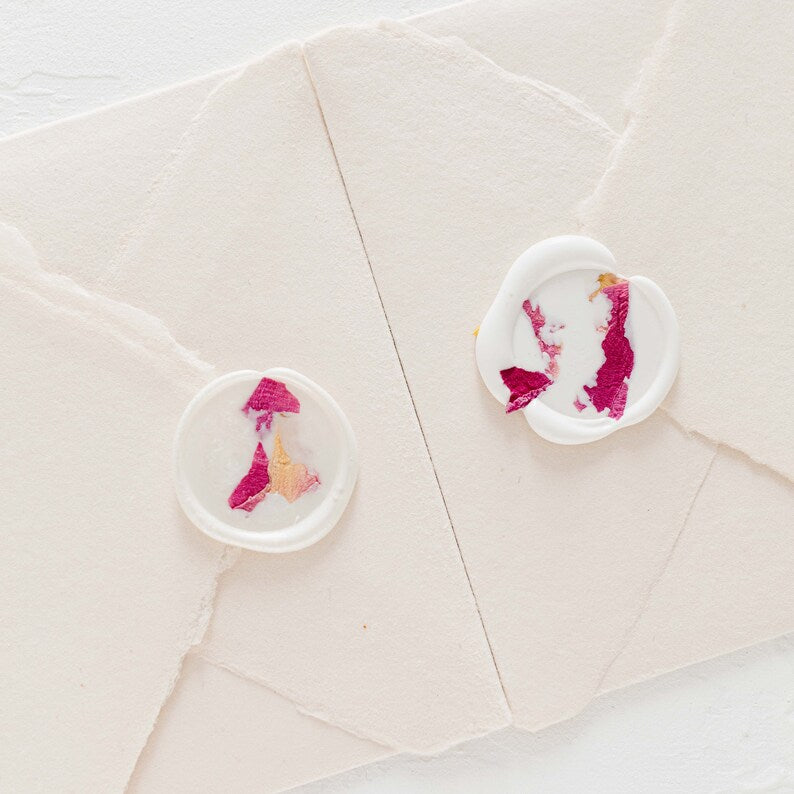 Peony Petal Wax Seals