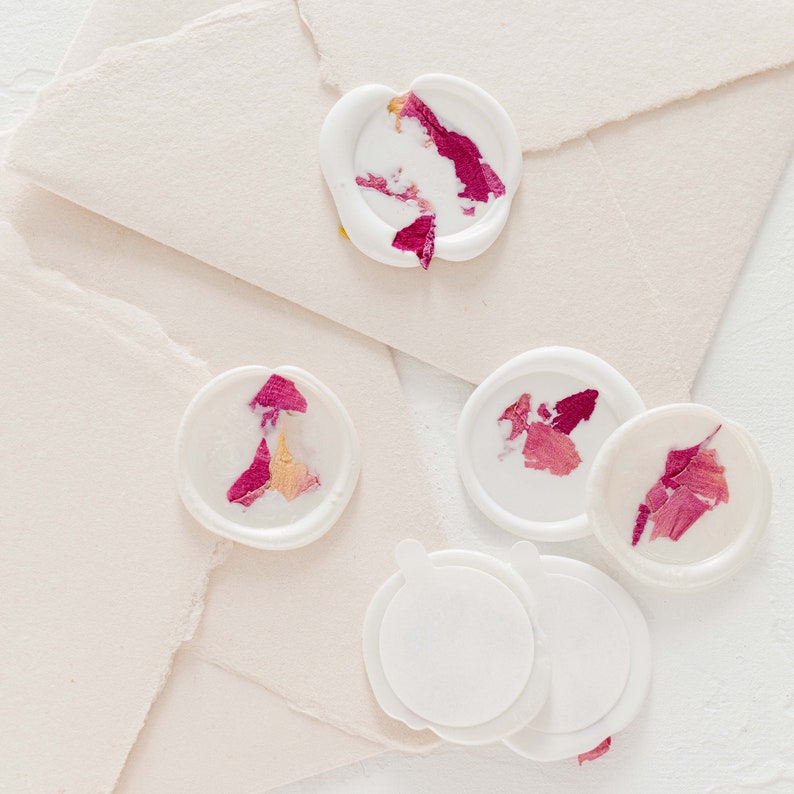 Peony Petal Wax Seals