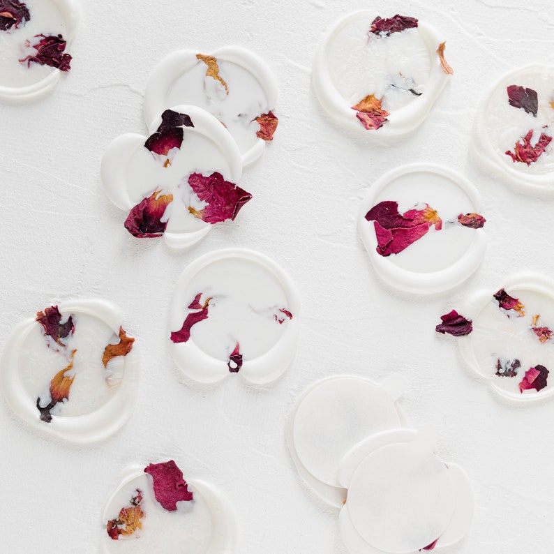 Rose Petal Wax Seals