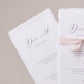 Isadora Wedding Menu
