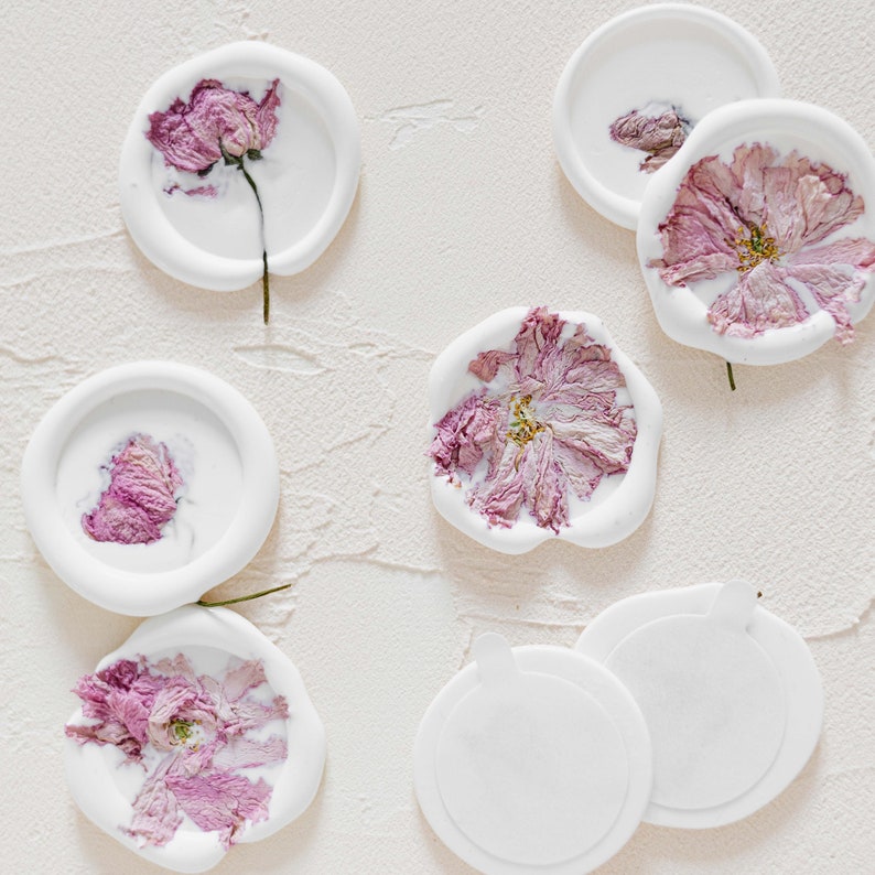 Pink Cherry Blossom Wax Seals