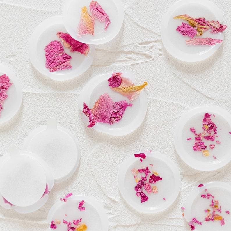 Peony Petal Vellum Wax Seals