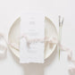 Anna Wedding Menu