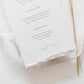 Anna Wedding Menu