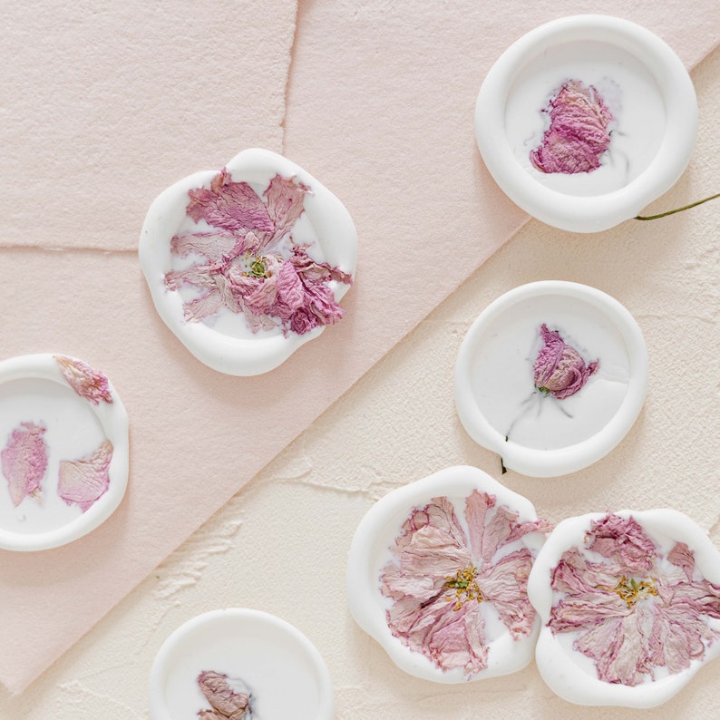 Pink Cherry Blossom Wax Seals