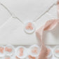 Blush Pink Hydrangea Vellum Wax Seals
