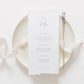Anna Wedding Menu
