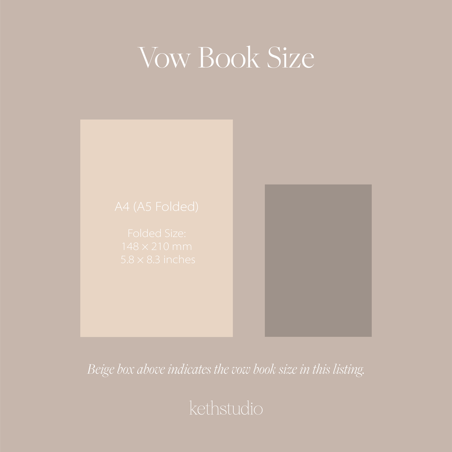Viven Personalised Vow Books