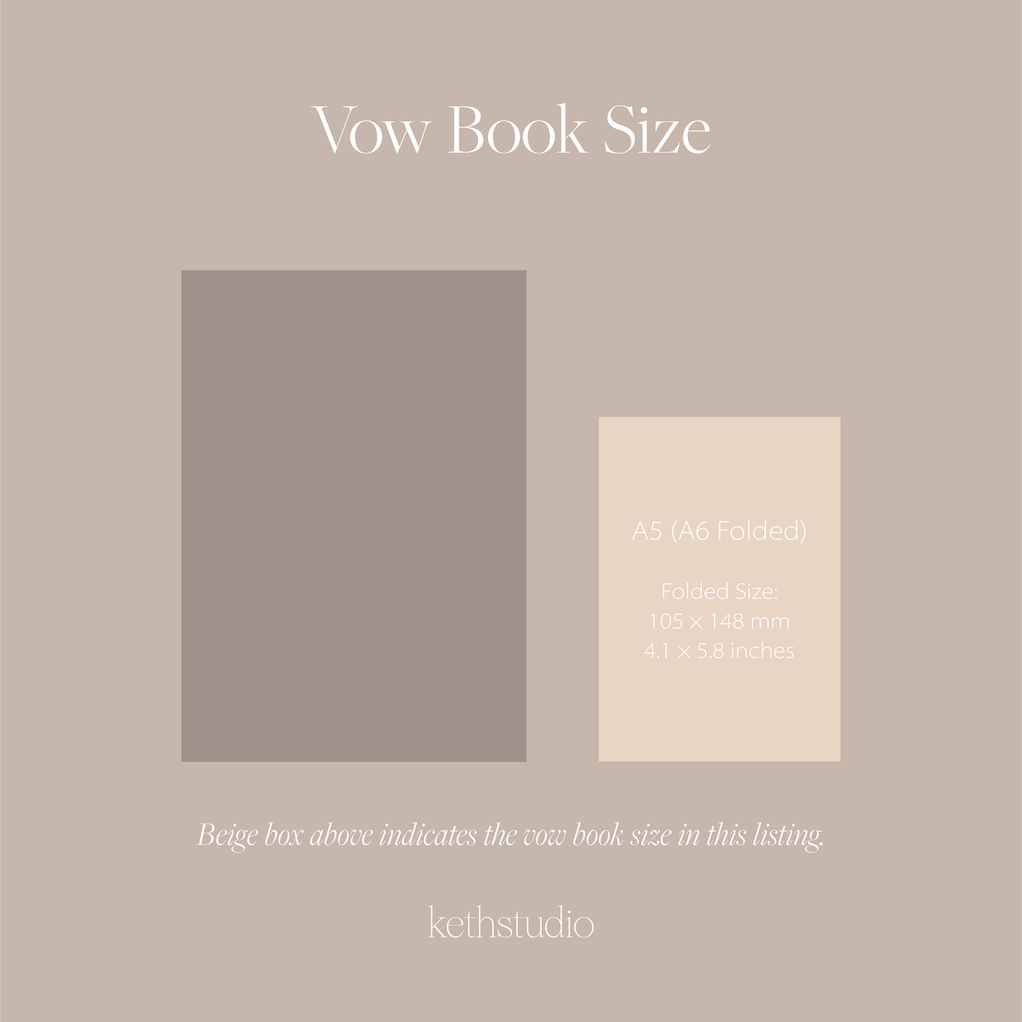 Cecilia Personalised Vow Books